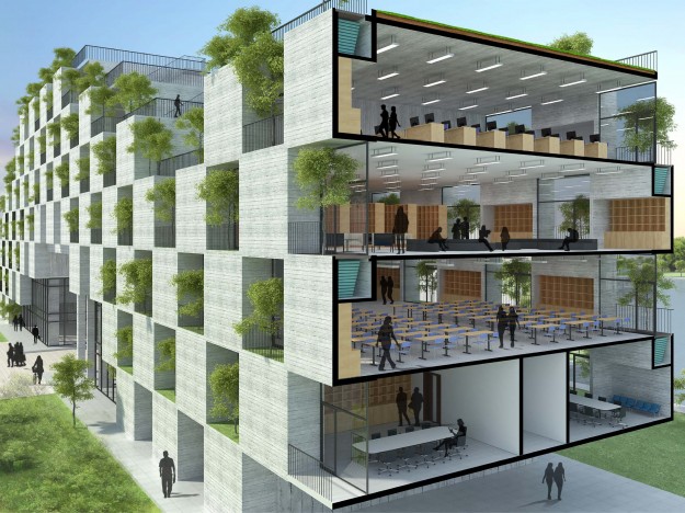 Đại học FPT / Vo Trong Nghia Architects 6