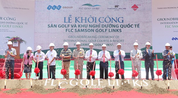 Tập đoàn FLC khởi công dự án sân golf và khu nghỉ dưỡng quốc tế FLC Samson Golf Links