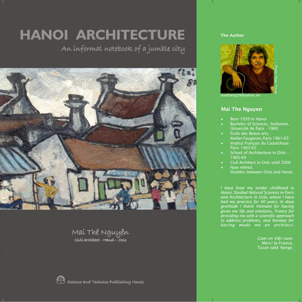 Bìa cuốn sách "Hanoi Architecture" (nguồn: Ashui.com)