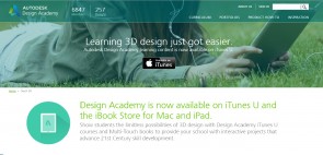 Truy cập miễn phí tới Chương trình giảng dạy Autodesk Design Academy cho ngành Giáo dục