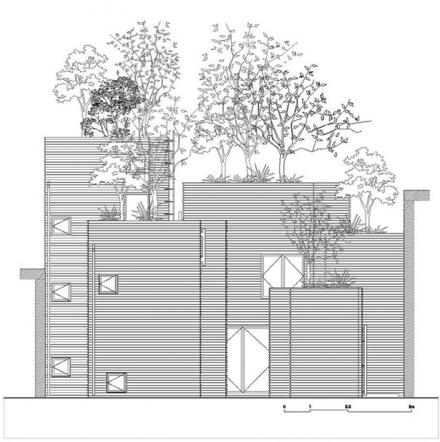 House for trees 14 625x629 - Kiến trúc sư Võ Trọng Nghĩa
