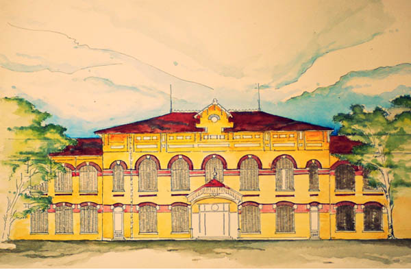 Kiến trúc trường học phong cách địa phương Pháp ở Hà Nội